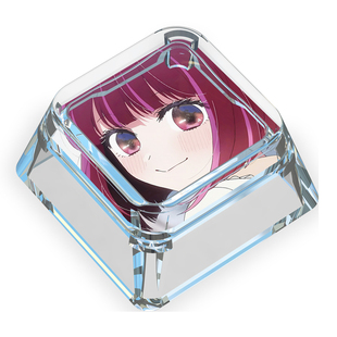 有马加奈键帽单个卡通可爱十字轴二次元客制创意机械键盘透明键帽