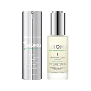 【自营】BIOMD佰奥德焕龄时光润肤抗皱嘭嘭油+致臻青春精华液