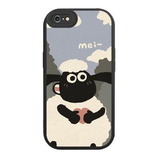 适用于苹果6s手机壳爱心小羊iphone6plus硅胶磨砂防摔卡通可爱女镜头全包
