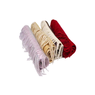 狠货！法国重磅双面羊绒老花LOGO驴家围巾芯片纯色渐变色软糯披肩