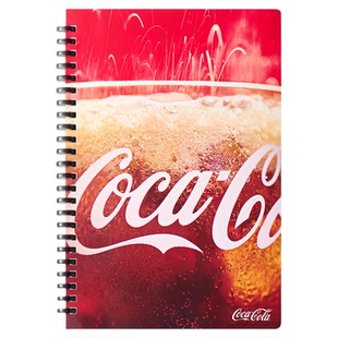 KACO｜「可口可乐」联名A5螺旋本笔记本PP磨砂封面80g道林纸横线本办公记事线灵活翻转便携式考研