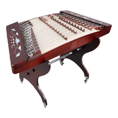 乐海扬琴酒红色初学402扬琴乐器