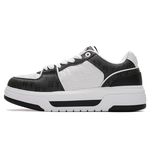 MLB官方 男鞋女鞋冬季新款厚底板鞋复古休闲鞋情侣运动鞋学长鞋