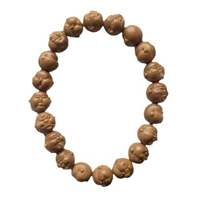 猴头手串人生百态手工雕刻文玩