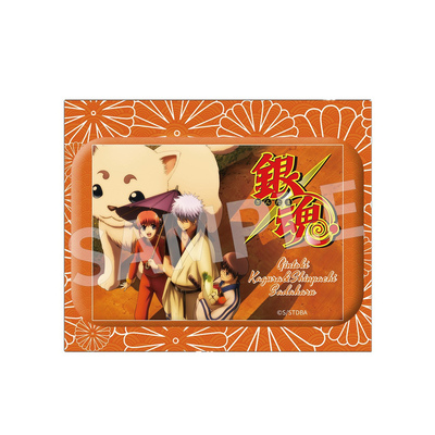 银魂坂田银时神乐方形吧唧