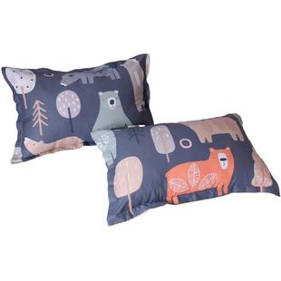 纯棉枕套一对装35cmx55cm儿童小号40x60成人全棉枕头套48x74家用