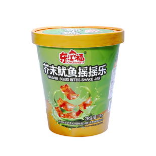 东江福芥末味鱿鱼劲辣解馋佐酒旅游追剧休闲年味小零食摇摇乐