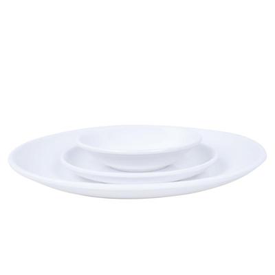 茗标圆形密胺无异味茶盘多用途