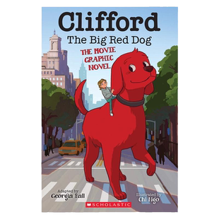 大红狗克里弗 电影版漫画书 英文原版 Clifford the Big Red Dog Movie GraphicNovel 图像小说 图画书 培养品德爱心 搭微笑 勇气