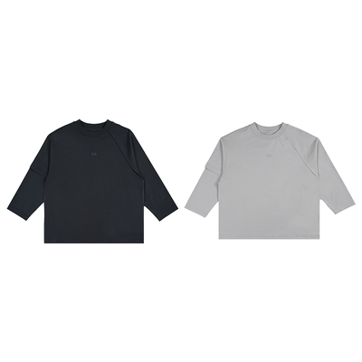 IDS童装秋冬假两件设计长袖T恤