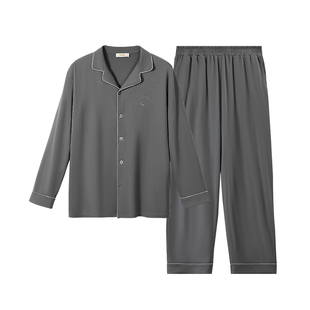 金利来睡衣男款春秋纯棉睡衣品牌新款可外穿情侣家居服套装
