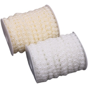 整卷25米10mm太阳花珍珠链条连线珠 手工diy发饰材料饰品配件