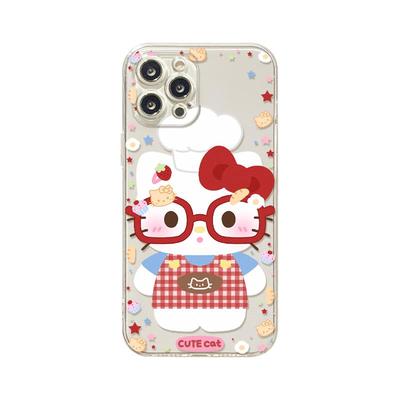 benefit日韩可爱KT猫厨师17适用于iphone16promax苹果15PRO手机壳13新款14套12创意11透明xsmax硅胶xr防摔8p