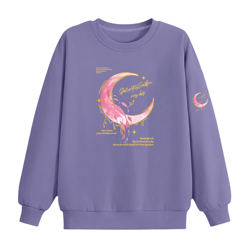 春秋纯棉薄款长袖卫衣女潮流上衣