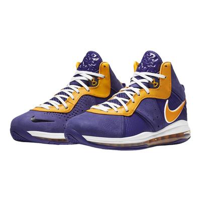 耐克篮球鞋湖人男詹姆斯8代高帮