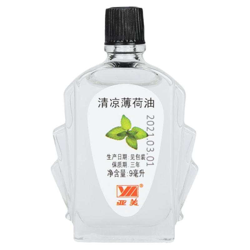 亚美清凉薄荷油清凉舒爽气味幽雅开车防困夏季清凉百花油