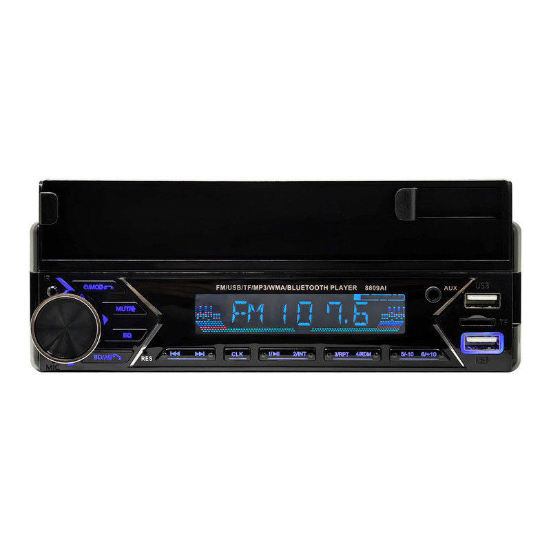 货车汽车CD机车载收音机12V24V蓝牙MP3播放器主机插卡手机支架款