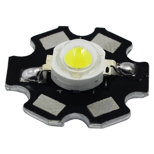 高亮晶元5w大功率LED灯珠12V 6V 5W灯珠白光暖白20MM16MM铝板流明