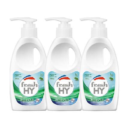 【下拉享优惠】威露士清可新内衣洗衣液300ml*3瓶去血渍异味