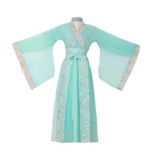 蝶恋花古装汉服女中国风超仙气飘逸古典舞蹈古风演出服套装夏款