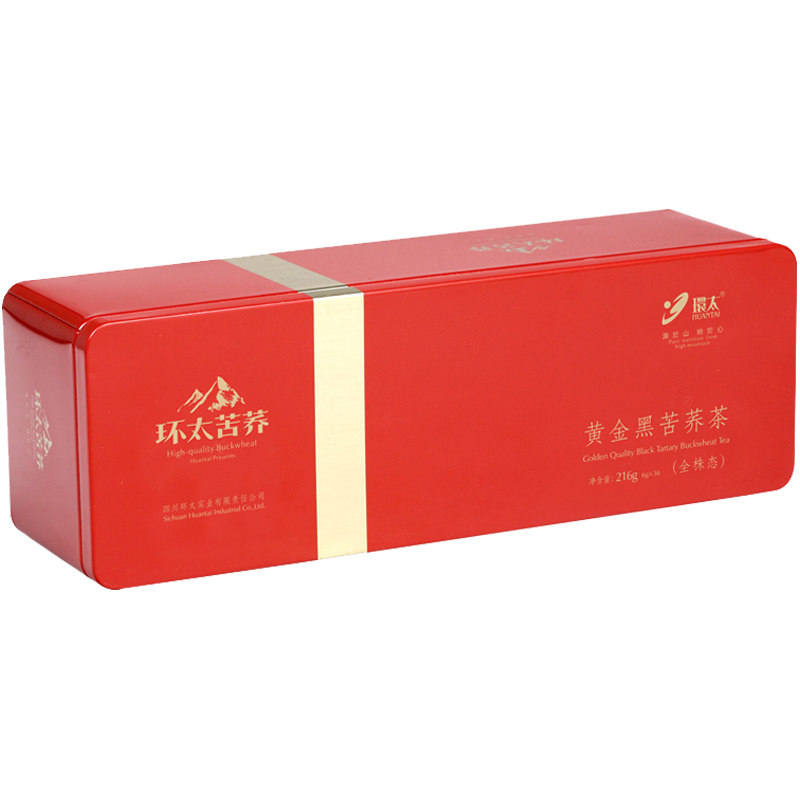 环太全株黄金216g铁盒包邮苦荞茶