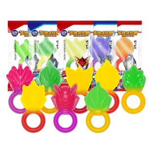 添乐卡通王奥特曼造型软糖0脂水果戒指糖橡皮糖正版联名儿童零食