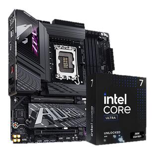 英特尔 14600K/265K盒装处理器搭技嘉B760M/Z890M小雕主板CPU套装
