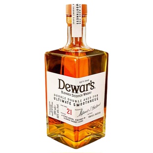 官方直营 Dewar's帝王21年二次方系列四次陈酿调配苏格兰威士忌
