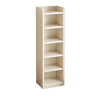 实木书架落地置物架儿童窄缝转角柜客厅简易收纳储物柜子家用书柜