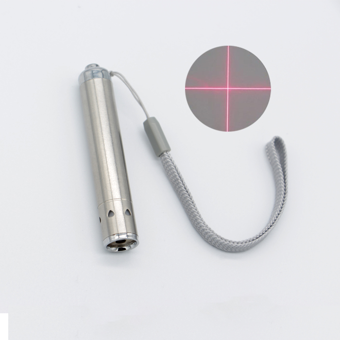 便携远红外一字十字线点状激光灯手电筒镭射定位打线器充电教鞭笔