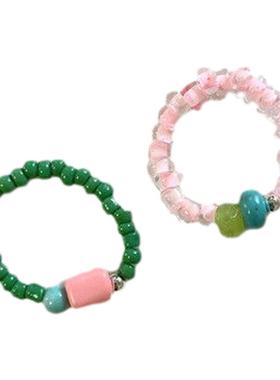 ins风小众设计春夏新款弹力脚趾戒指不掉色脚戒脚饰尾戒关节指环