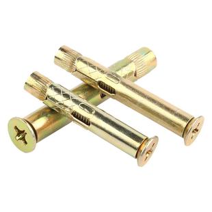 镀彩锌十字沉头膨胀螺丝平头内膨胀管螺栓内置式拉爆镙丝M6M8M10