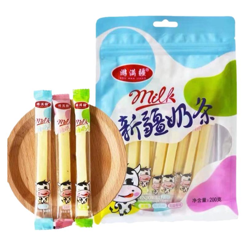 奶条新疆特产游满疆原味酸奶蔓越莓味三合一