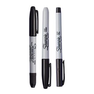 shanpie锐意马克笔三福耐低温无尘笔油性防水防褪色速干不掉色金银色工业标记笔sharpie大学生物实验室记号笔