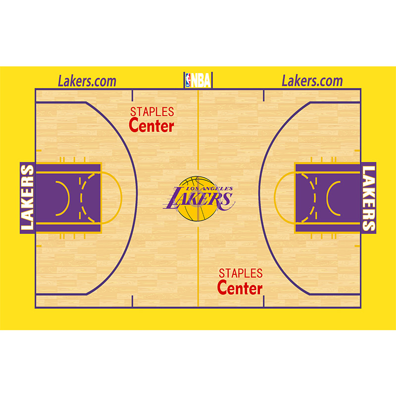 NBA篮球足球真超柔水晶绒地毯