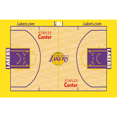 NBA篮球足球真超柔水晶绒地毯