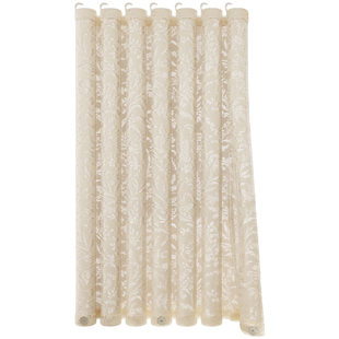 高档浴帘防水纱帘浴室隔断帘免打孔卫生间干湿分离洗澡遮挡窗帘子