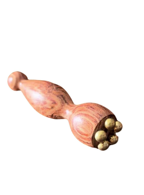 檀木小莲蓬眼部按摩器