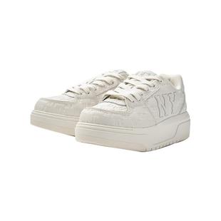 【自营】MLB男女情侣印刻老花时尚学长鞋厚底增高板鞋25春新SXE01