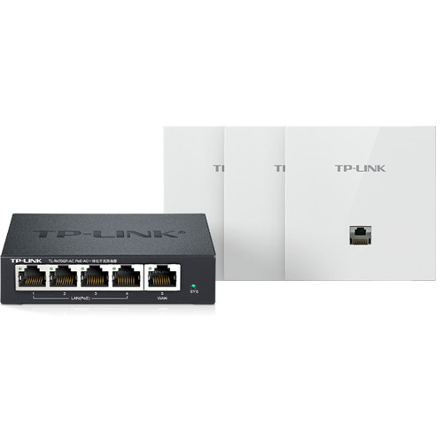 普联TP-LINK 全屋WiFi6 5G双频全千兆AX3000无线面板AP poe路由器ac一体化覆盖组网套装