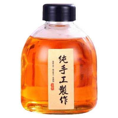 大口径透明密封玻璃酒瓶