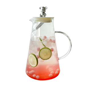 耐高温凉水壶热水玻璃壶大容量储水壶家用凉白开水瓶饭店饮料扎壶