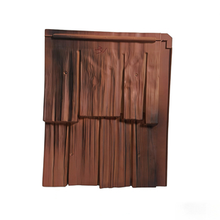 高分子木纹瓦仿真木纹瓦屋面瓦屋顶木纹瓦仿古建筑装饰仿真门头瓦