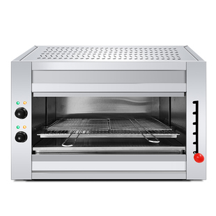 电热升降面火炉商用烤鱼烤箱猪蹄烤全鸡无烟烤鱼炉顶火敞开式晒炉