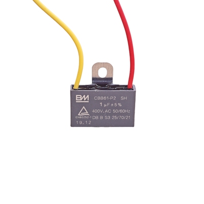 BM百明CBB61风扇落地扇启动电容 1.5UF 400V 挂片 BM 1.2UF 1.8UF