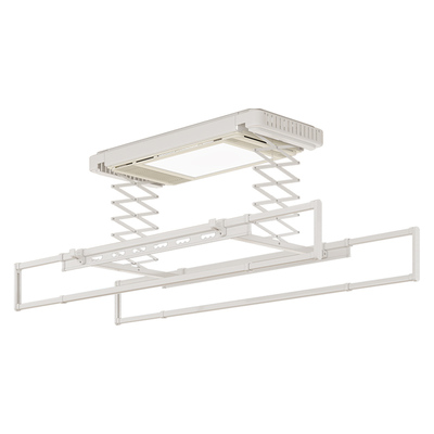 巧可馨小尺寸电动晾衣架侧装遥控