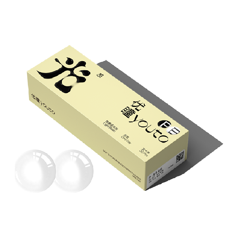 优瞳隐形眼镜日抛防蓝光专业 水凝胶水润舒适缓解眼部疲劳