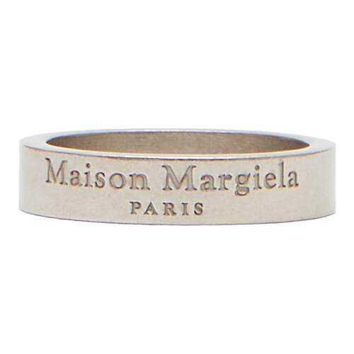 [6期免息]Maison Margiela马吉拉logo款银质宽戒指指环情侣对戒