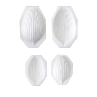 荷花硅胶纹路模仿真荷叶不锈钢切模糖花黏土面塑糖艺手工制作模具