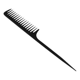 超霸尖尾梳美发理发店挑梳密齿细齿防静电分发电木梳子2025新款